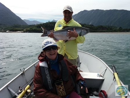 Fotos da pesca esportiva em Chaiten no Chile